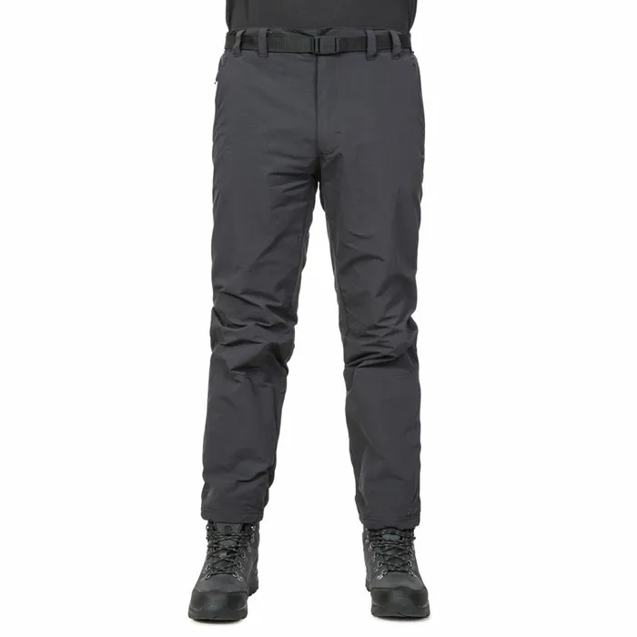 Clifton Waterproof Walking Trousers Black Men Trespass Walking Trousers