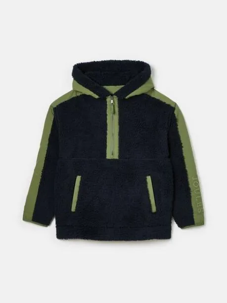 Coats and Jackets Women Joules Navy Hooded Fleece