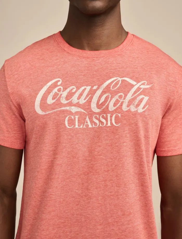 CocaCola Classic Molten Lava Men Lucky Brand Graphic Tees