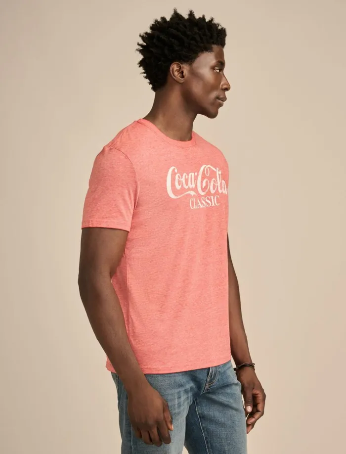 CocaCola Classic Molten Lava Men Lucky Brand Graphic Tees