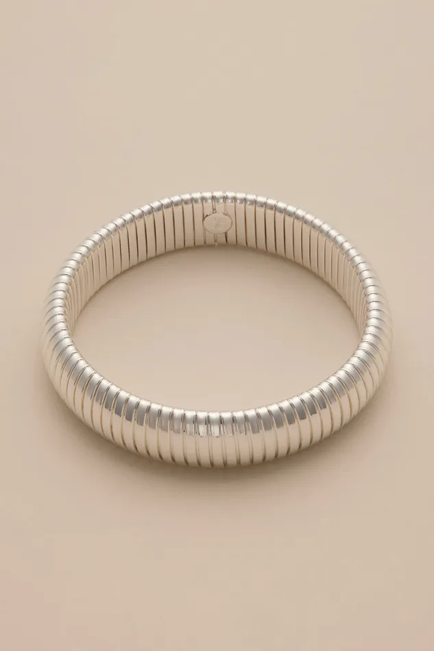 Coiled Bangle Silver Women Lucky Brand Jewelry