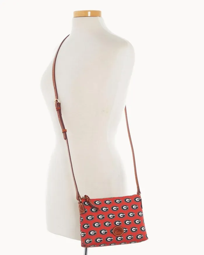 Collegiate University Of Georgia Crossbody Pouchette University Of Georgi Women Dooney and Bourke Crossbodies Collegiate University Of Georgia Crossbody Pouchette University Of Georgi Women Dooney and Bourke Crossbodies