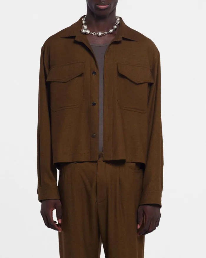 Colman Men Nanushka Tops Colman Men Nanushka Tops