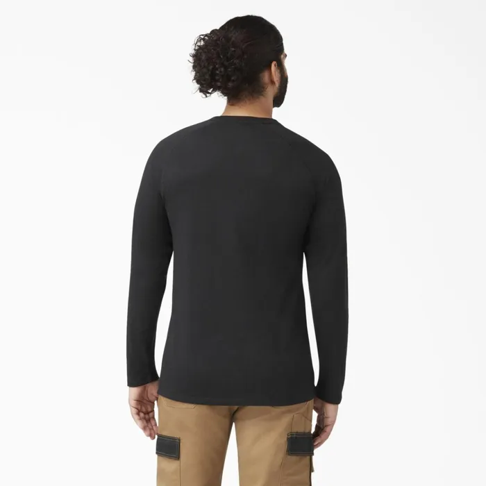 Cooling Long Sleeve Pocket TShirt Black Black bk Men Dickies Long Sleeve Work Shirts Cooling Long Sleeve Pocket TShirt Black Black bk Men Dickies Long Sleeve Work Shirts