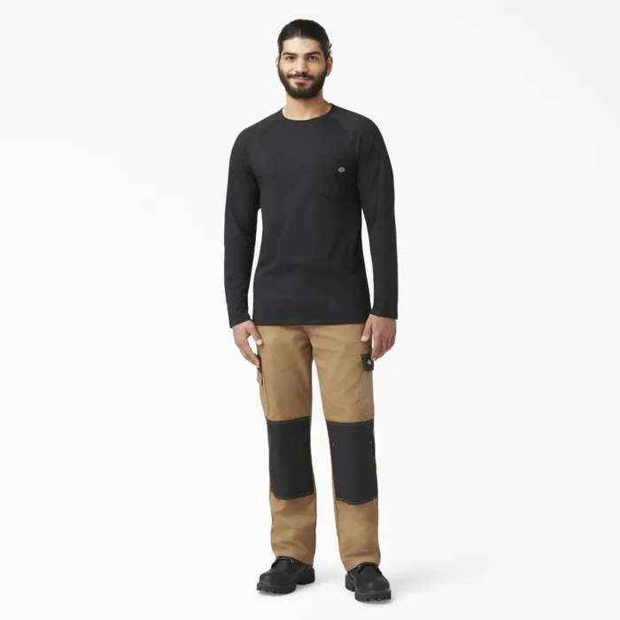 Cooling Long Sleeve Pocket TShirt Black Black bk Men Dickies Long Sleeve Work Shirts Cooling Long Sleeve Pocket TShirt Black Black bk Men Dickies Long Sleeve Work Shirts