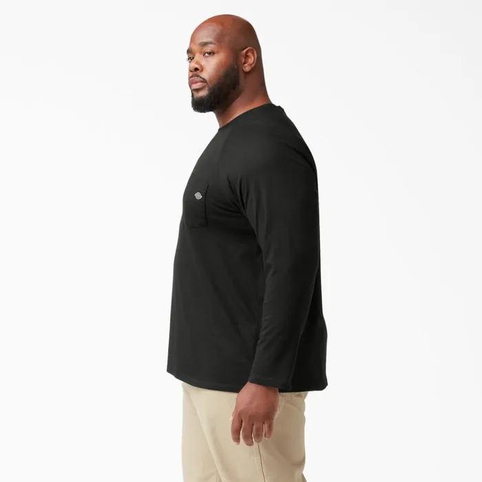 Cooling Long Sleeve Pocket TShirt Black Black bk Men Dickies Long Sleeve Work Shirts Cooling Long Sleeve Pocket TShirt Black Black bk Men Dickies Long Sleeve Work Shirts