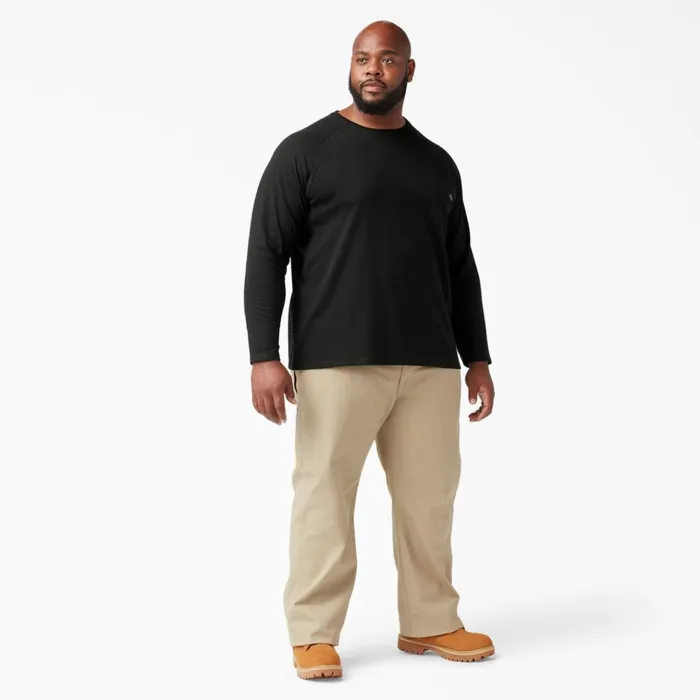 Cooling Long Sleeve Pocket TShirt Black Black bk Men Dickies Long Sleeve Work Shirts Cooling Long Sleeve Pocket TShirt Black Black bk Men Dickies Long Sleeve Work Shirts