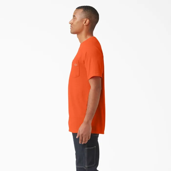 Cooling Short Sleeve Pocket TShirt Bright Orange Bright Orange bod Men Dickies Work Shirts Cooling Short Sleeve Pocket TShirt Bright Orange Bright Orange bod Men Dickies Work Shirts