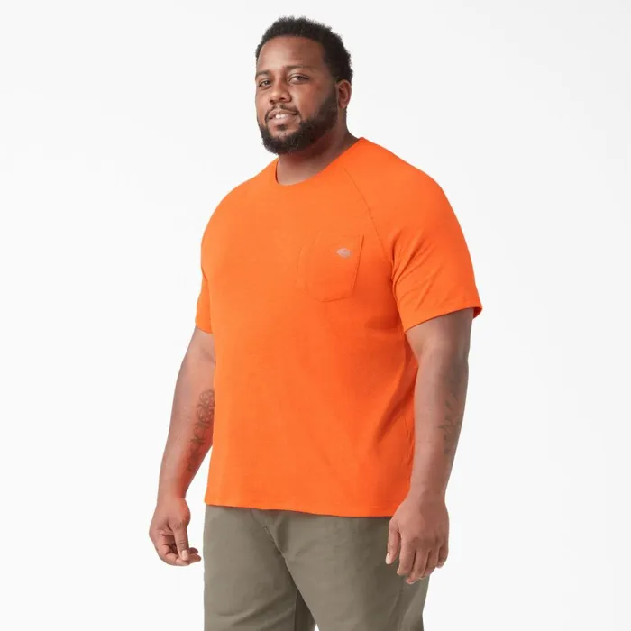 Cooling Short Sleeve Pocket TShirt Bright Orange Bright Orange bod Men Dickies Work Shirts Cooling Short Sleeve Pocket TShirt Bright Orange Bright Orange bod Men Dickies Work Shirts
