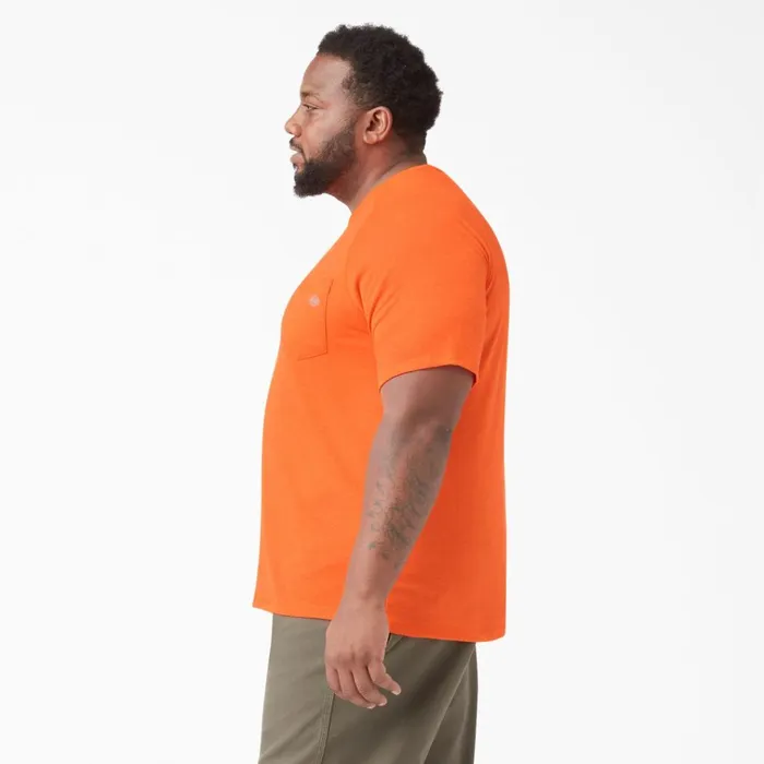 Cooling Short Sleeve Pocket TShirt Bright Orange Bright Orange bod Men Dickies Work Shirts Cooling Short Sleeve Pocket TShirt Bright Orange Bright Orange bod Men Dickies Work Shirts