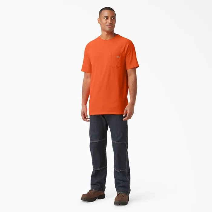 Cooling Short Sleeve Pocket TShirt Bright Orange Bright Orange bod Men Dickies Work Shirts Cooling Short Sleeve Pocket TShirt Bright Orange Bright Orange bod Men Dickies Work Shirts