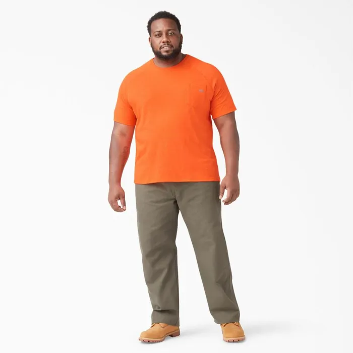 Cooling Short Sleeve Pocket TShirt Bright Orange Bright Orange bod Men Dickies Work Shirts Cooling Short Sleeve Pocket TShirt Bright Orange Bright Orange bod Men Dickies Work Shirts