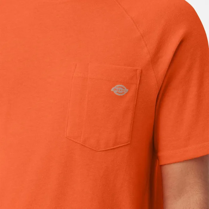 Cooling Short Sleeve Pocket TShirt Bright Orange Bright Orange bod Men Dickies Work Shirts Cooling Short Sleeve Pocket TShirt Bright Orange Bright Orange bod Men Dickies Work Shirts