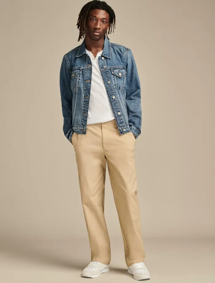 Coolmax Relaxed Straight Fit Chino Twill Men Lucky Brand Pants