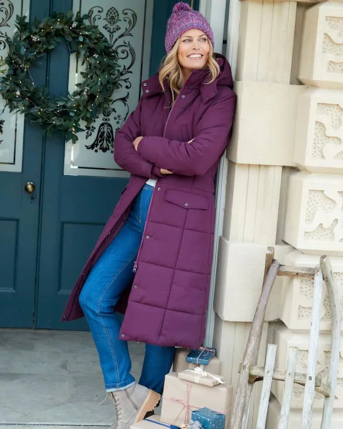 Cotton Traders Coats and Jackets Long Padded Coat 8211 Women