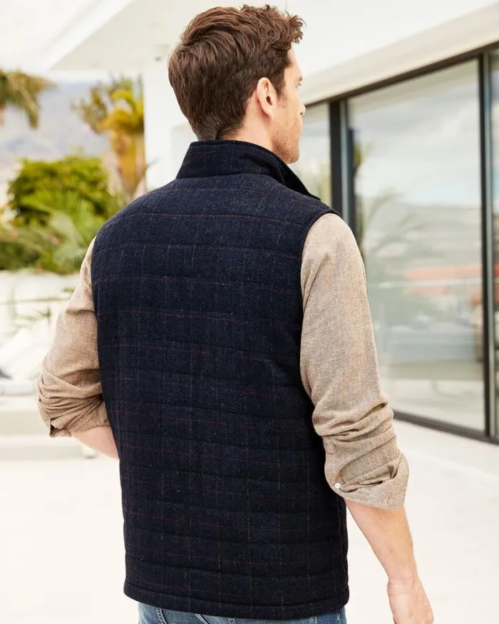 Cotton Traders Coats and Jackets WoolTouch Quilted Gilet 8211 Men