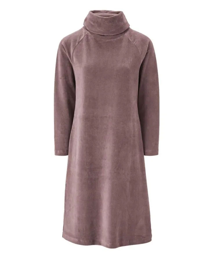 Cotton Traders Dresses Super Soft Jersey Cord Midi Dress 8211 Navy 8211 Women