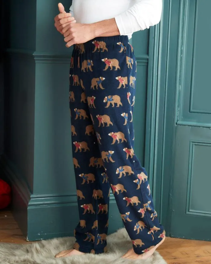 Cotton Traders Fleece Fleece Pyjama Bottoms 8211 WomenMenUnisex