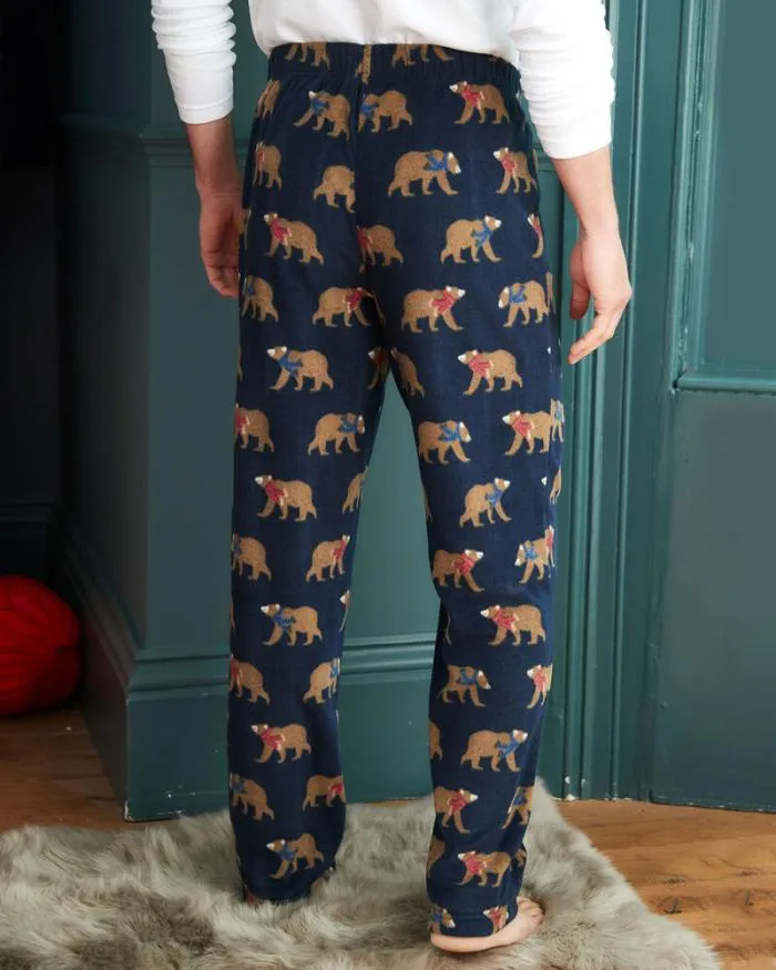 Cotton Traders Fleece Fleece Pyjama Bottoms 8211 WomenMenUnisex