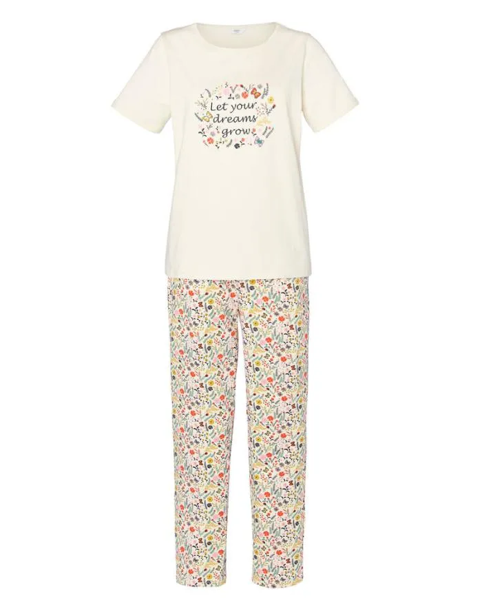 Cotton Traders Nightwear Jersey Pyjama Set 8211 Women