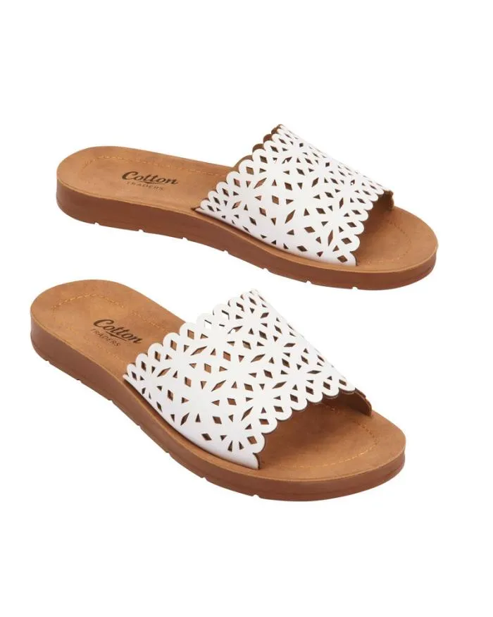 Cotton Traders Sandals Cutwork Sandals 8211 Women