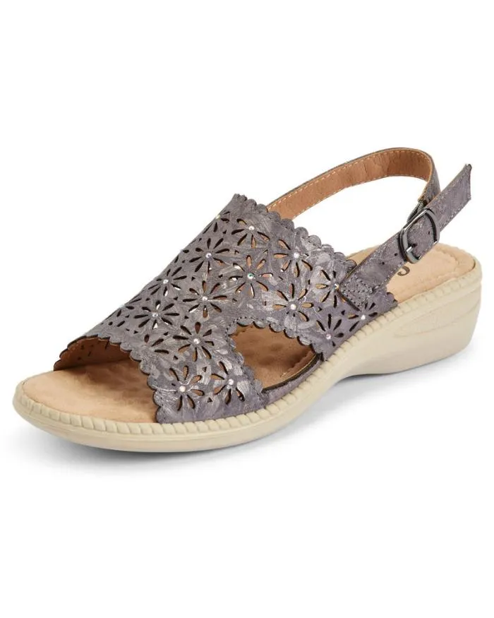 Cotton Traders Sandals Flexisole LaserCut Sandals 8211 Women
