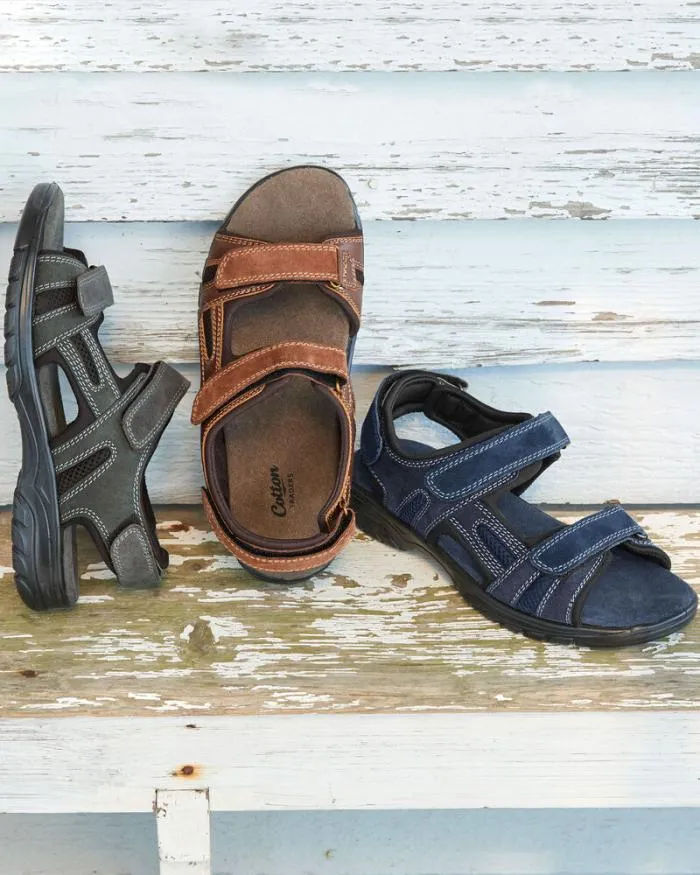 Cotton Traders Sandals Leather Strider Sandals 8211 Men