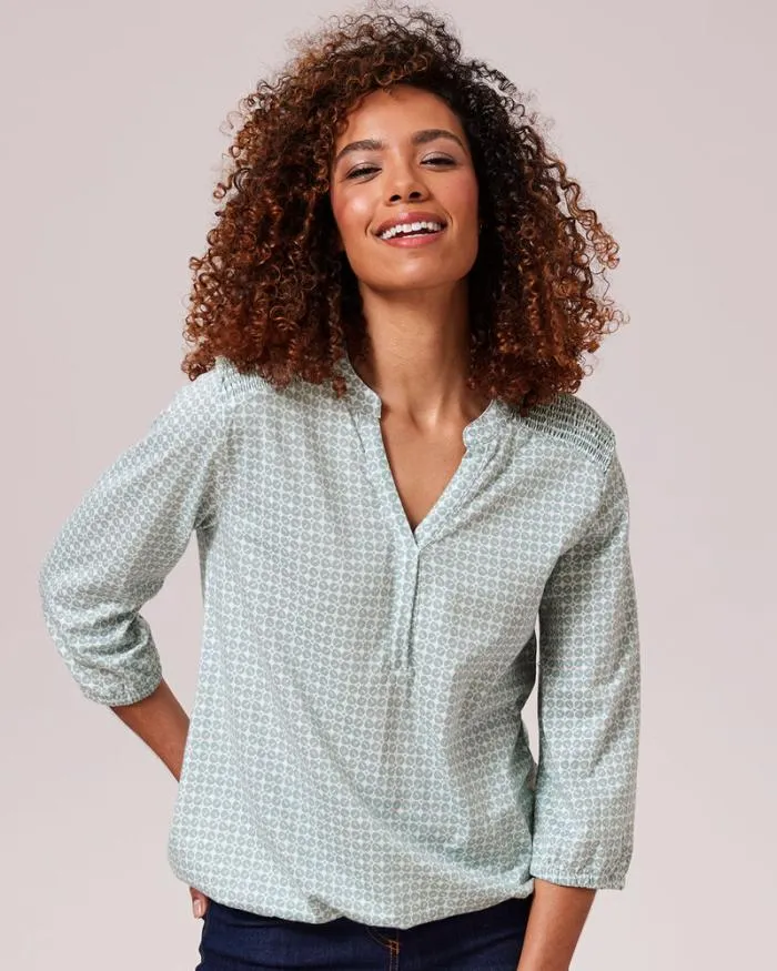 Cotton Traders Shirts and Blouses Sleeve Bubble Hem Print Jersey Top 8211 Women Cotton Traders Shirts and Blouses Sleeve Bubble Hem Print Jersey Top 8211 Women