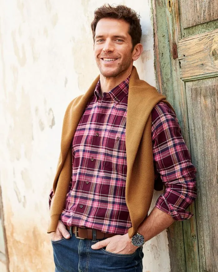 Cotton Traders Shirts Flannel Check Shirt 8211 Men