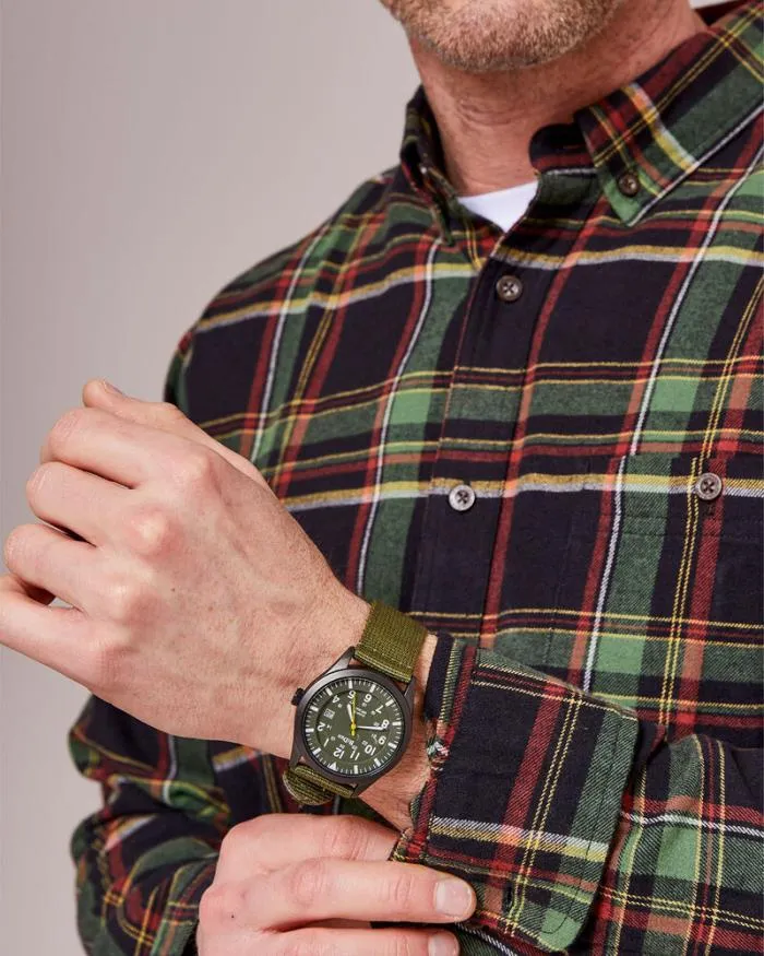 Cotton Traders Shirts Flannel Check Shirt 8211 Men