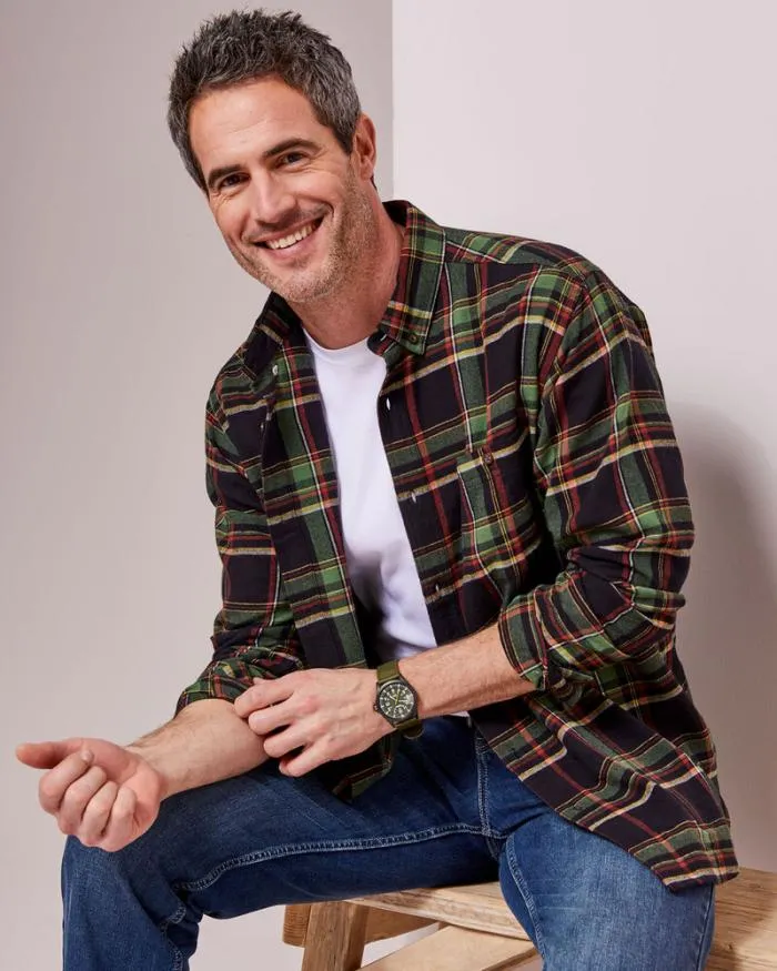 Cotton Traders Shirts Flannel Check Shirt 8211 Men