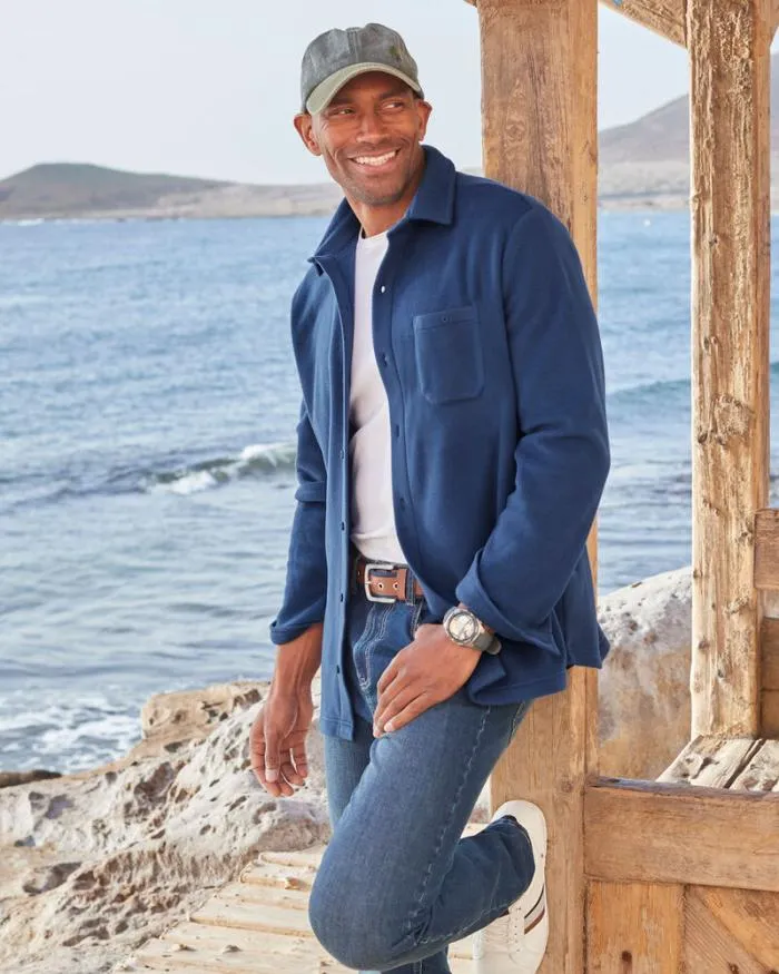 Cotton Traders Shirts Recycled Microfleece Shirt 8211 Men