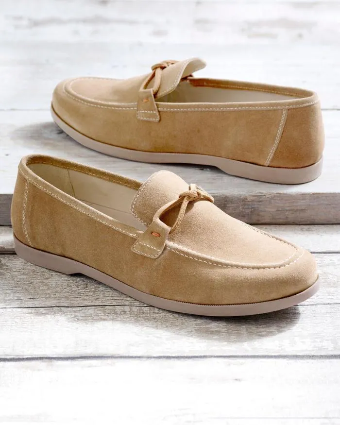 Cotton Traders Shoes Suede Slipon Boat Shoes 8211 Men