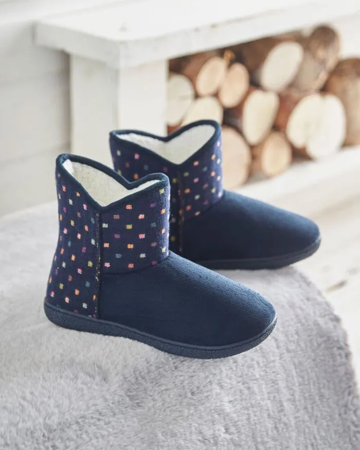 Cotton Traders Slippers Spot Boot Slippers 8211 Women