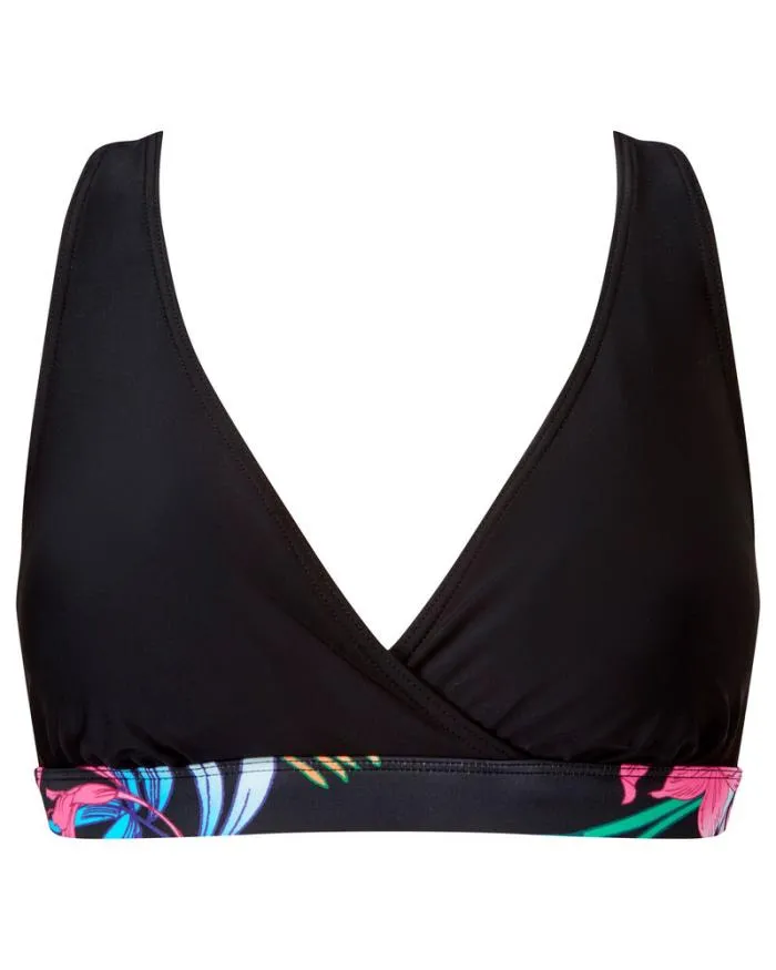 Cotton Traders Swimwear Contrast Panel Bikini Top 8211 Women