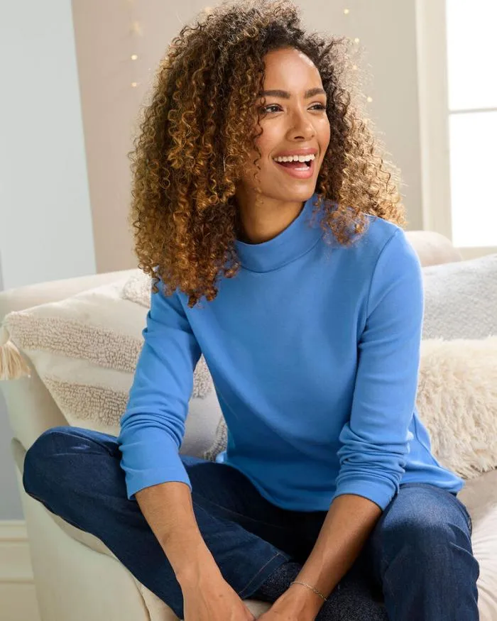 Cotton Traders Tops and TShirts CosyUp Long Sleeve Turtleneck Top 8211 Women