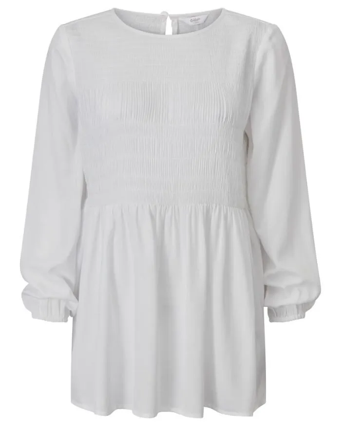 Cotton Traders Tops and TShirts Eclectic Pleated Tunic Top 8211 Women