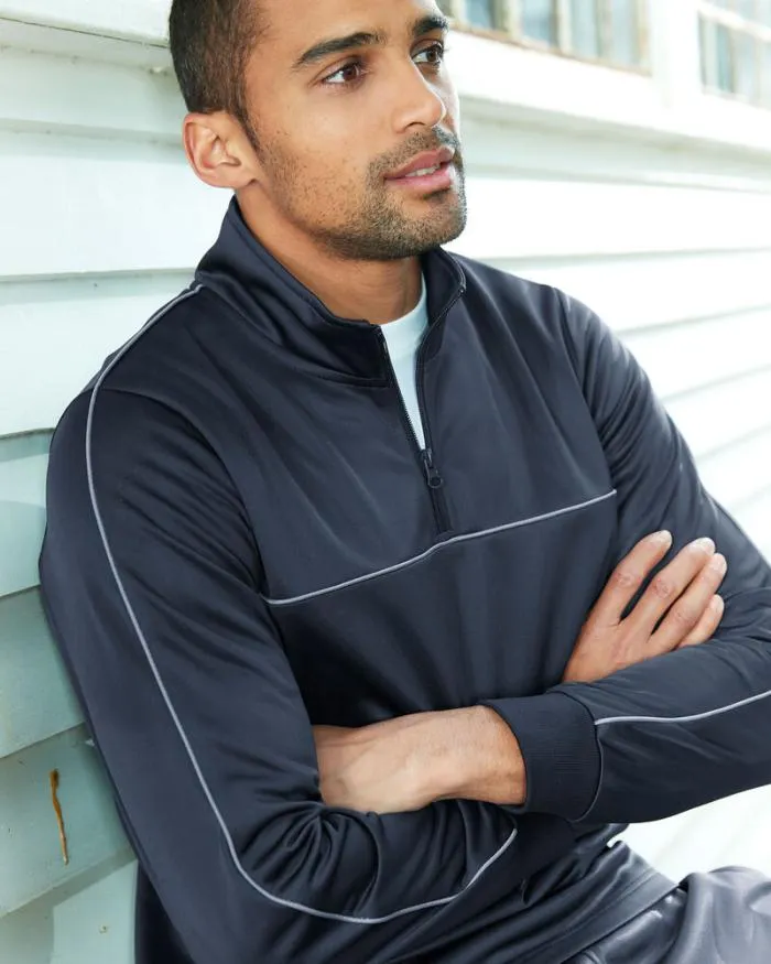 Cotton Traders Tops and TShirts Half Zip Active Track Top 8211 Men
