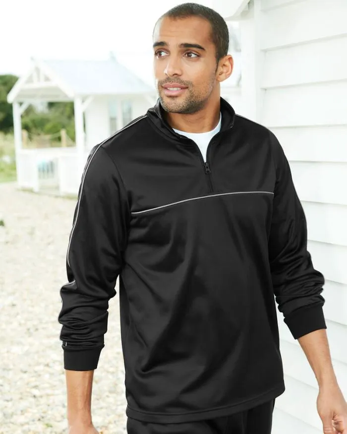 Cotton Traders Tops and TShirts Half Zip Active Track Top 8211 Men