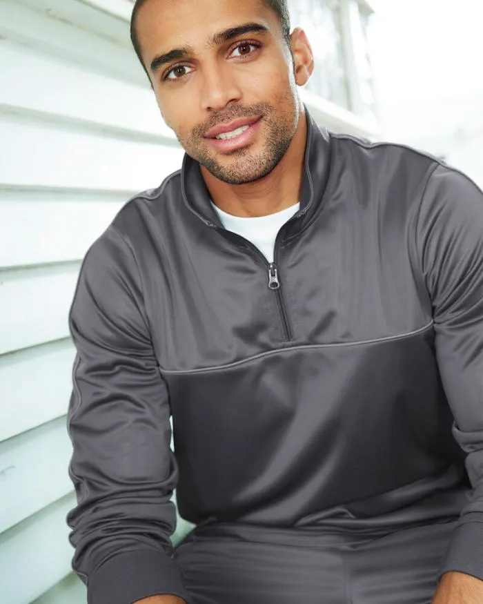 Cotton Traders Tops and TShirts Half Zip Active Track Top 8211 Men