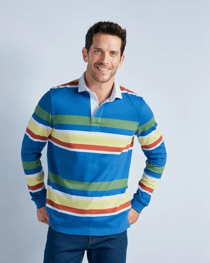 Cotton Traders Tops and TShirts Heritage Rugby Shirt 8211 Men