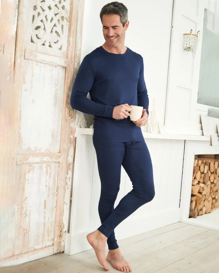 Cotton Traders Tops and TShirts Thermal Top 8211 MenUnisex