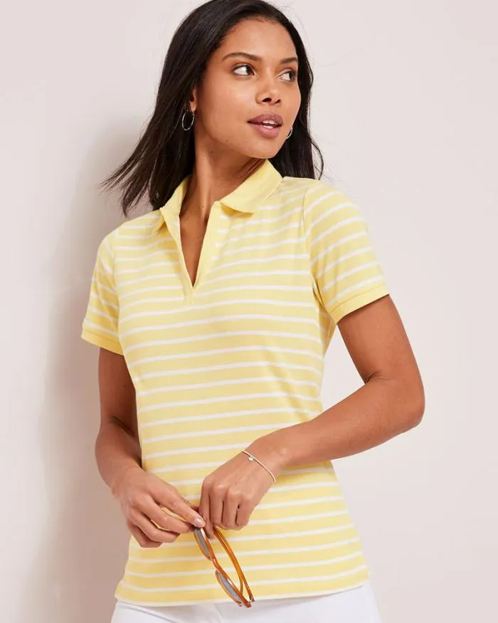 Cotton Traders Tops and TShirts Wrinkle Free Short Sleeve Polo Shirt 8211 Women Cotton Traders Tops and TShirts Wrinkle Free Short Sleeve Polo Shirt 8211 Women