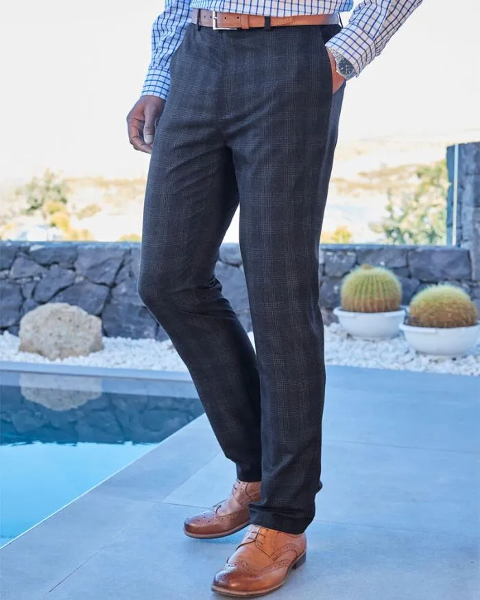 Cotton Traders Trousers Check Travel Trousers 8211 Men