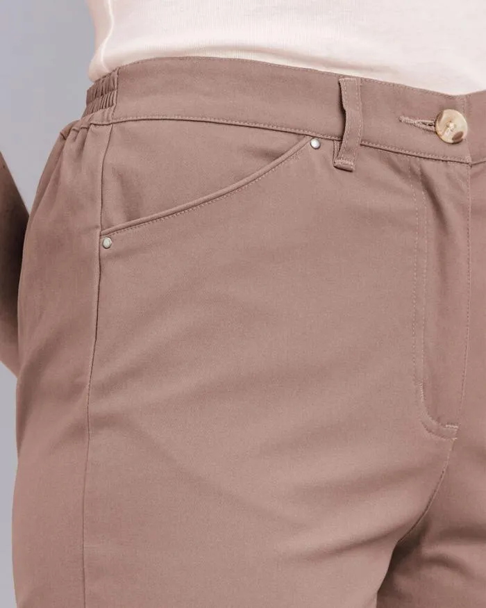 Cotton Traders Trousers Classic StraightLeg Chino Trousers 8211 Women