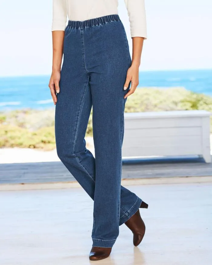 Cotton Traders Trousers PullOn Stretch Trousers 8211 Women