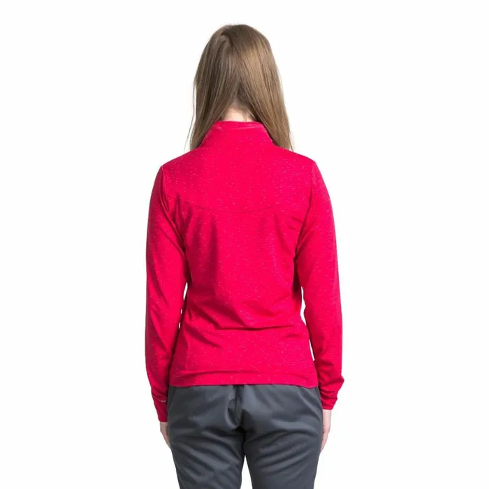 Cristina DLX 12 Zip Long Sleeve Active Top Raspberry Women Trespass Gym and Sports Tops Cristina DLX 12 Zip Long Sleeve Active Top Raspberry Women Trespass Gym and Sports Tops