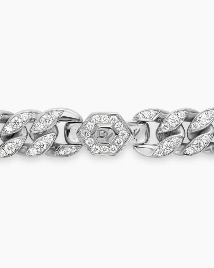 Curb Chain Necklace In Sterling Silver With Diamonds 115mm Women David Yurman Chain Curb Chain Necklace In Sterling Silver With Diamonds 115mm Women David Yurman Chain