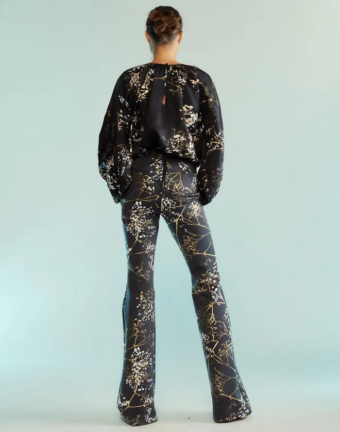 Cynthia Rowley Bonded Fit And Flare Pants Women Party Shop