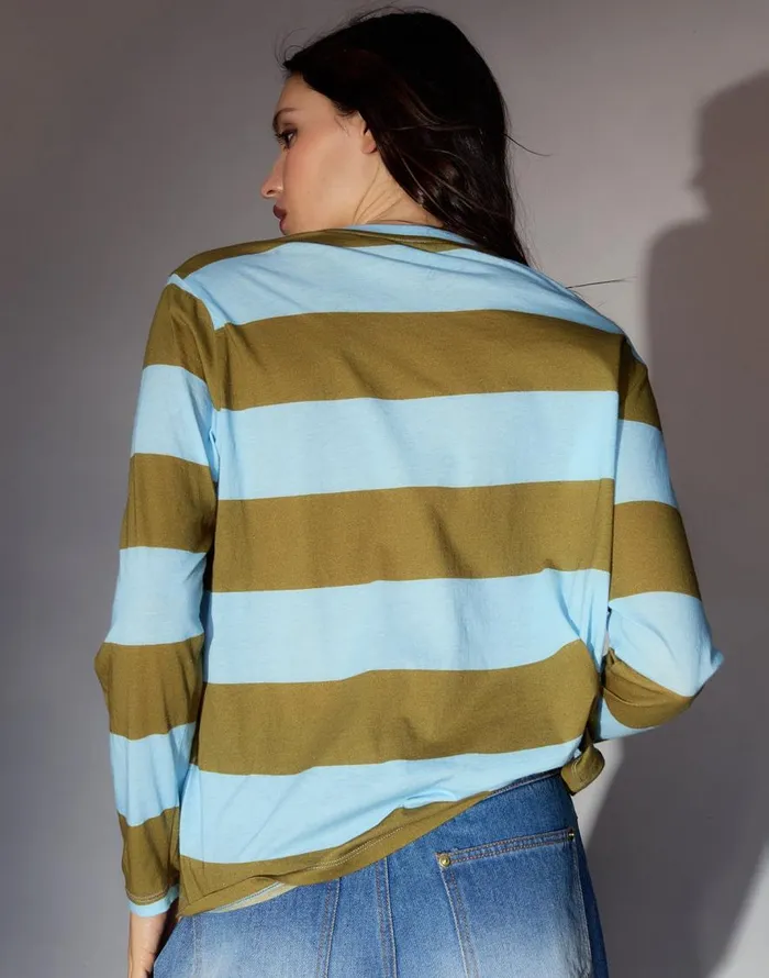 Cynthia Rowley Long Sleeve Everyday Tee Women Tops